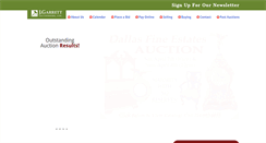 Desktop Screenshot of jgarrettauctioneers.com